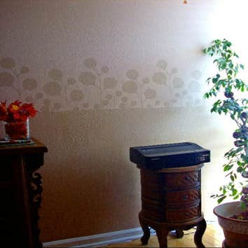 Aspen Flower Stencil