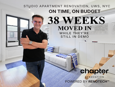 UWS Pre-War Minimalist Studio Apartment Renovation