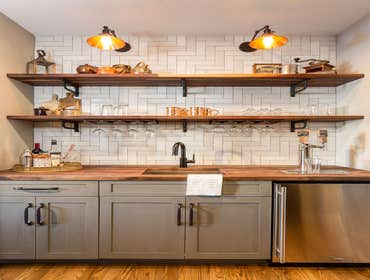 Coal Creek Main Level Remodel Our clients were looking to make this home their forever home and to create a warm and welcoming space that the whole fam