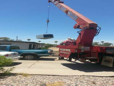Fink Job - Removal of A/C Unit