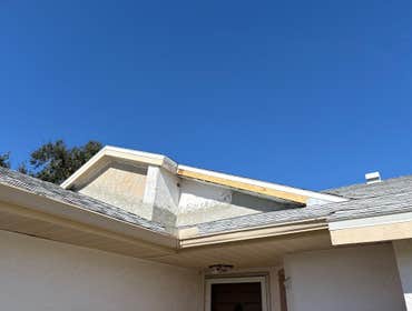 Photos by Flagship Roofing LLC #1 Stucco covered flashing needed to replaced while doing re-roof