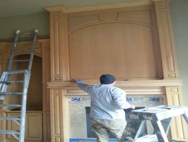Custom Finish Fireplace
