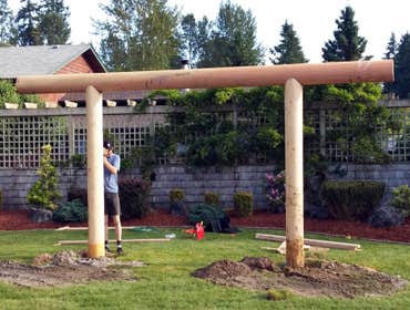 Modern version of woodhenge