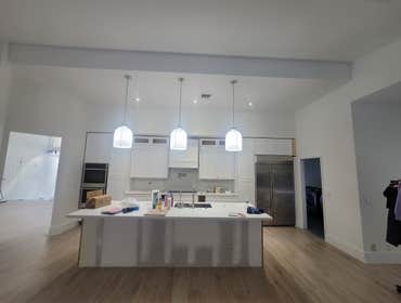 Photos by Difer Quality Work #1 Installation tile, baseboard, wall wood , vanity, light and paint