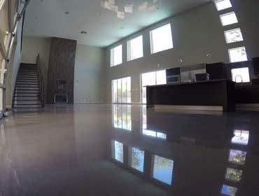 Residential Polished concrete