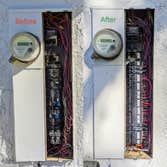 Photos by A-HOME Electric dba A-EV Installs #2 When a panel upgrade is not feasible, a panel reconditioning can restore your electric panel to like new