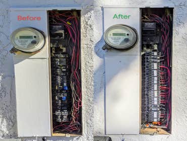 Photos by A-HOME Electric dba A-EV Installs #2 When a panel upgrade is not feasible, a panel reconditioning can restore your electric panel to like new