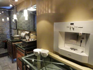 Coffee Bar in Bathroom