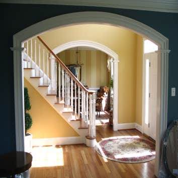 Interior Painting Custom painting in formal dining room, 2-story foyer and formal living room. Custom polka dot boarder in children's room. Drywall Wor