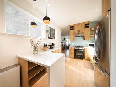 Kitchen Remodel Taking a walkthrough/galley kitchen to it's full potential with a few simple updates.