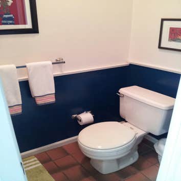 KOP half bathroom before