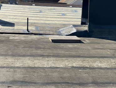 ¡Flat roof in jersey city!
