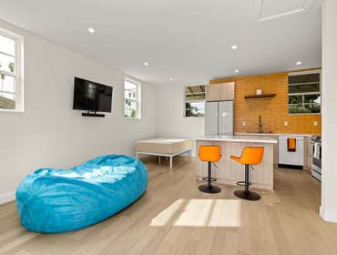 San Gabriel - ADU Here we transformed an attached 2 card garage to an ADU