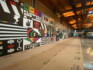 Photos by Jhonico & Alexander Construction Inc #4 Los Angeles, CA. This project required a temp wall for an exhibit for Weedmaps in partnership with Vi