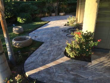 Side patio
