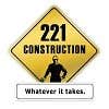 221 Construction LLC logo