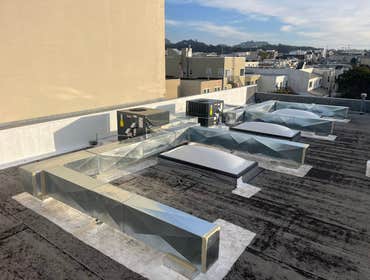 Photos by RK Mechanical Air Services Inc. #11 Scope of work
Package Unit Installation
Ductwork R8 Insulated Galvanized Metal and Plenums
Crane Service

