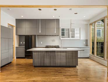Contemporary Kitchen + Butlers Pantry/ Custom Millwork Custom modern kitchen design+build. Midtown Atlanta.