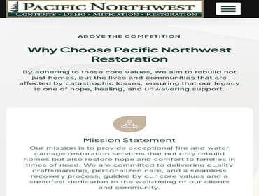 Slavik Petrus Pacific Northwest Restoration1 Fire restoration. Mold mitigation Water mitigation. Demolition. Content restoration.