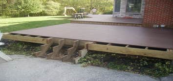 Mechanicsburg Deck Some times even the nicest homes begin to loose their value as their exterior components age. That was the case with this Mechanics