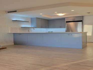 Photos by AAH All About Homes, Inc #10 Solid wood construction, wood spice " Maple " paint color " Let It Rain " from Sherwin Williams
