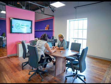 Freret St Office (Reimagine Development Partners) a race against time,
our clients needed a complete office build-out from loose plans to turn key befo