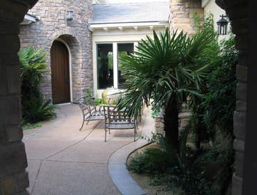 Tech-Noir Landscapes, Inc. Photos This display shows an array of fire pits, water features, and barbeques that add that special touch. Hard scape photo