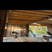 Barn Build Barn build with loft built with posts from original barn. Metal roof and siding.
