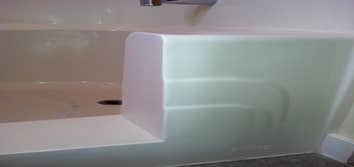 Adaptive Access to create barrier-free bathtub Converted these customer's existing bathtub in one day. They now can use their shower with more confide