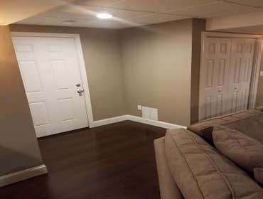 Basement This is a new basement "mancave" we painted, August 2016
