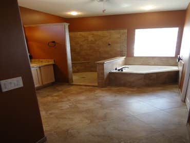 Project photos from Cadillac Tile Company L L C Here we have a good example of before[left side] and after photos, This is just a very small sample of 