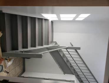 Photos by Quality Finishes Painting - Gosl Church Staircase Bronx N.Y.