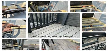 DC Deck Extension and Awning Building Project