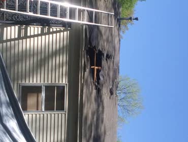 Roofing Tree Damage, roof repair.