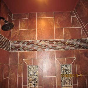 Bathroom Remodel This was a total bathroom remodel. We completely gutted the existing powder room and expanded it into a full size bathroom. We...