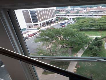 Commercial Paint and clean windows repair old trim's