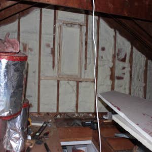 Old gable- air sealed