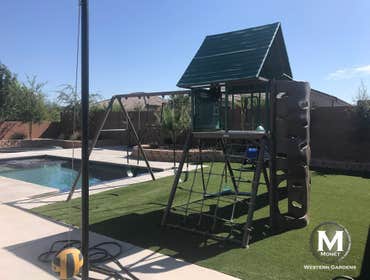 Synthetic Turf Playground