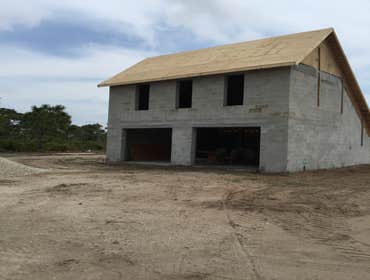 Front View of Garage