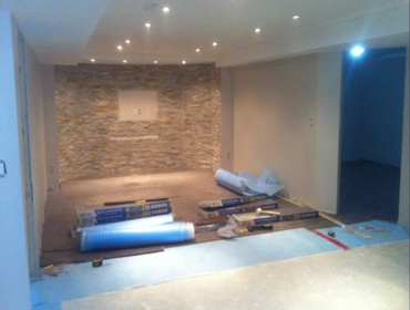 Finished Basement East Stroudsburg PA The finishing of an 1800 sq ft basement in a Toll Brothers community in East Stroudsburg PA