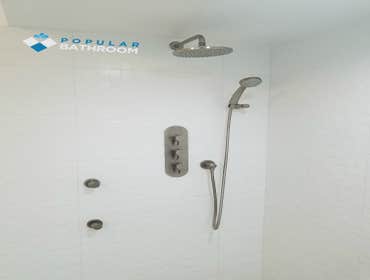 Open Concept Modern Bathroom