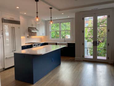 Full Renovation Kitchen/Bathroom/Stairs/Exterior Beautiful new kitchen and bathroom and so much more for our wonderful client in DC