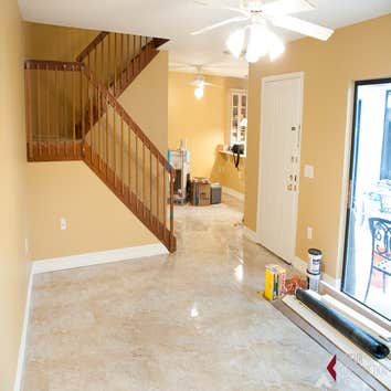 Living room renovation