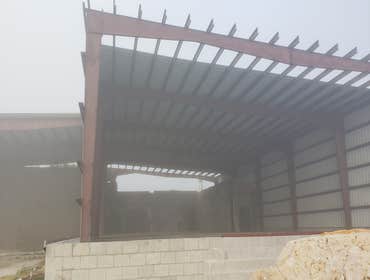 Industrial Metal Building Feed Proccessing Plant PEMB