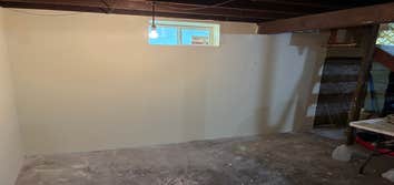 Photos by Bigelow Construction LLC #2 This couple had a leak coming into their basement. We where able to fix the leak get some framing done hang and f