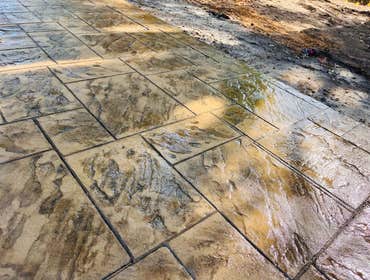Photos by Gonzales Concrete #1 Stamp concrete