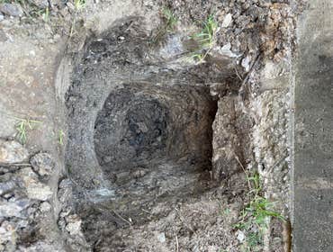Photos by Firm Foundation Repair #1 Exterior steel piers installed
