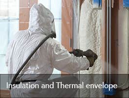 Insulation & Thermal Envelope Of the many kinds of insulation that is installed by Landmark Construction Crew Energy Upgrades, thermal insulation is al