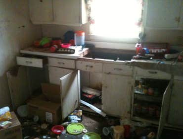 Kitchen before