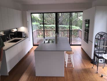 Modern Kitchen Remodel With Attached Balcony GoodFellas Construction is here to help with modern kitchen remodel. Serving the Los Angeles, Orange Count